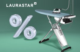 Акция! Скидка на гладильную систему Laurastar S Pure Акция! Скидка на гладильную систему Laurastar S Pure