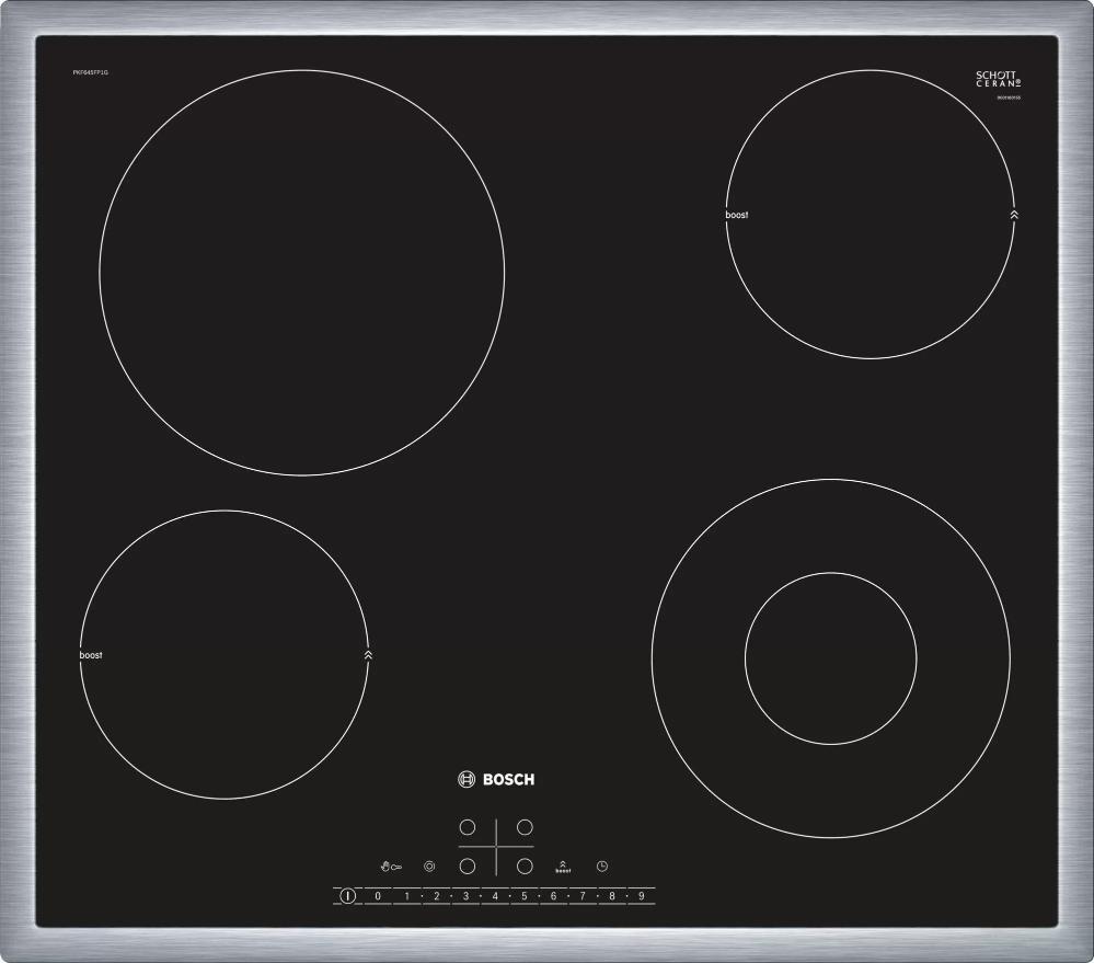 Цена на Bosch PKF645FP1G - 30990 руб в Москве, купить с бесплатной  доставкой варочную панель Bosch PKF645FP1G прочитав отзывы, описания и  инструкции на Hausdorf