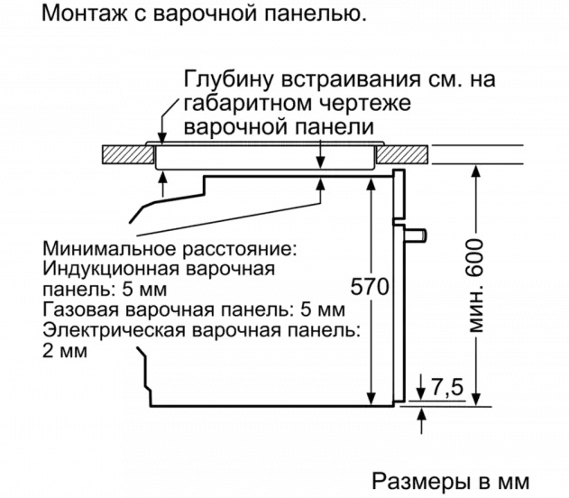 Духовой шкаф bosch hbg516bb0r