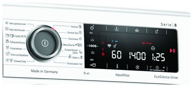 Стиральная машина bosch serie 8 wav28gh1oe