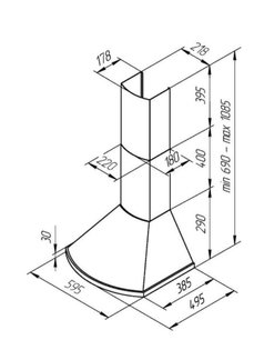 Вытяжка Куперсберг BONA 60 C Bronze фото 4 Вытяжка Kuppersberg BONA 60 C Bronze фото 4