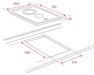 Стеклокерамическая варочная панель Тека TZC 32320 TTC BLACK фото 2 Стеклокерамическая варочная панель Teka TZC 32320 TTC BLACK фото 2